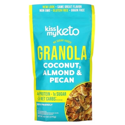 Keto Granola, Coconut, Almond & Pecan, 9.5 oz (270 g) - Image 1 of 2