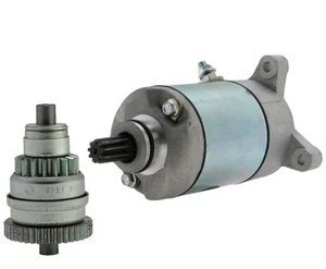 New Starter & Drive COMBO for Polaris SPORTSMAN 335 400 450 500 ATV 1996 - 2012 - Picture 1 of 9