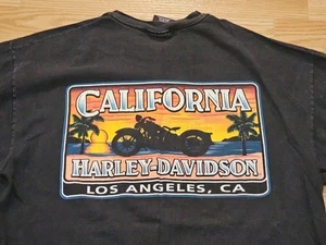 Camisa Harley-Davidson Rules XL de colección para motocicleta Los Ángeles CA hecha en EE. UU. - Imagen 1 de 5