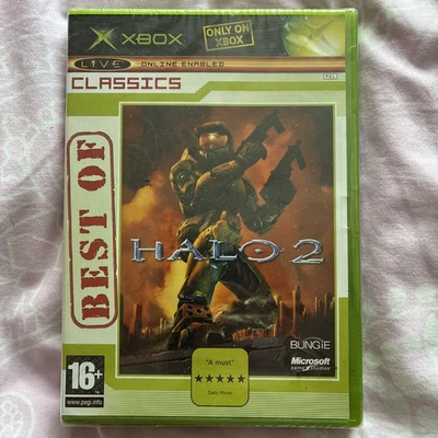 Brand New & Sealed Halo 2, Microsoft Xbox Original Classics Game ✅ SEALED - Image 1 of 3
