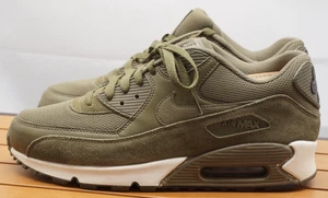Zapatillas deportivas Nike Air Max 90 verde oliva con cordones 537384-201 talla 10 - Imagen 1 de 11