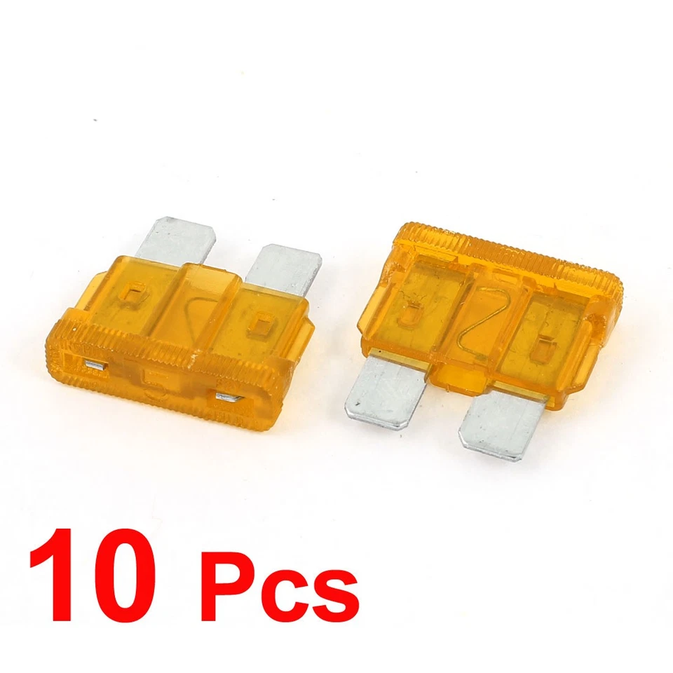 10 Pcs 32V 5A Medium Car Blade Fuses Auto Assortment Kit Orange - Image 1 of 2