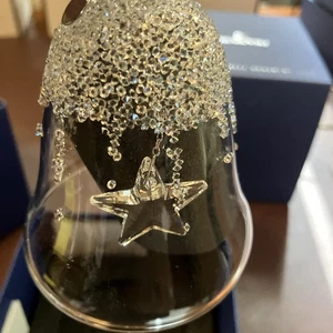 Swarovski Crystal 2016 Annual Bell Christmas Ornament #5221235- MIB. Orig COA - Picture 1 of 7