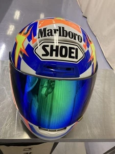 SHOEI Norifumi Abe Norick Replica Helmet Signed X-8V L - Bild 1 von 7