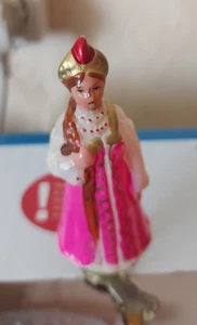 RARE Christmas tree toy USSR TSAREVNA Russian beauty - Picture 1 of 4