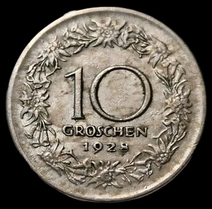Moneda de 10 groschen del Viejo Mundo Austria 1928 KM 2838 (stk091) - Imagen 1 de 2