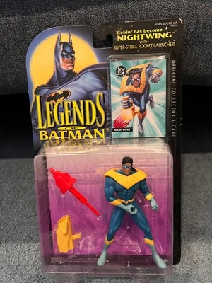 Boneco de ação Asa Noturna 1994 Kenner Legends Of Batman novo na caixa MOC - Imagem 1 de 2
