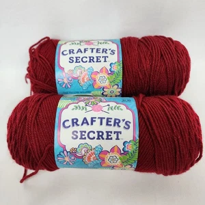 Crafter's Secret Garnfarbe # 65 Cranberry neues Knäuel älterer Bestand passendes Set - Bild 1 von 5
