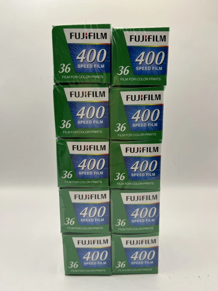 Juego de 10 [sin usar exp 2026/4] Fujifilm Speed 400 135 36 color 35 mm película de JAPÓN Foto 1 de 4
