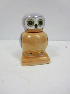 Vintage Erphila Bavaria Lustre Ware Owl Ink Well/Pen Holder - Picture 1 of 7