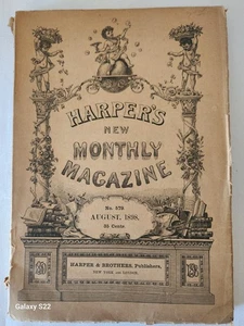 1898 August Harper's New Monthly Magazine NO 579 - Bild 1 von 24