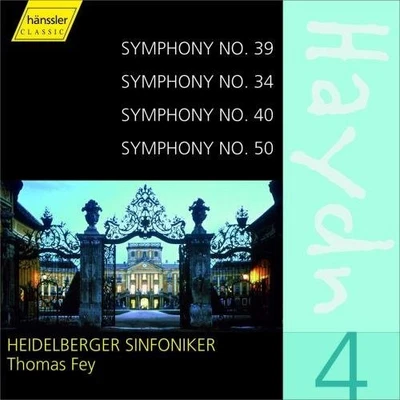 Haydn Joseph - Fey Thomas Symphonies Nos. 39, 40 and 50 (CD) Album (UK IMPORT) - Image 1 of 2