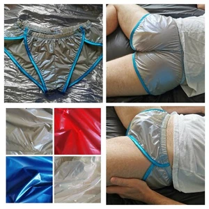 *OBERSCHENKELSPION * SPRINTERSHORTS in glänzendem ultradünnem PU-beschichtetem Nylon (XS > 2XL) - Bild 1 von 12