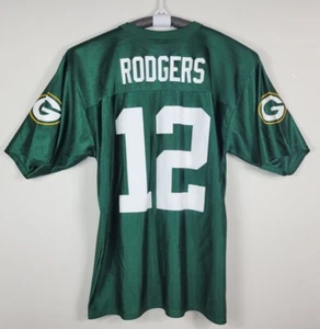 Camiseta deportiva de fútbol americano local del equipo NFL de los Green Bay Packers de Aaron Rodgers #12 para hombre talla M - Imagen 1 de 12