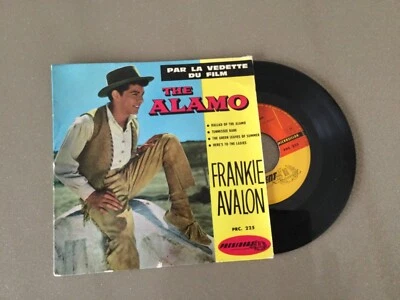 45T EP B.O. Frankie AVALON Dimitri TIOMKIN ‘’The Alamo’’ PRESIDENT PRC 225 - Photo 1/2