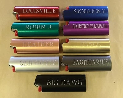 Estuche Encendedor Personalizado con Encendedor BIC Nuevo ENVÍO RÁPIDO Foto 1 de 3