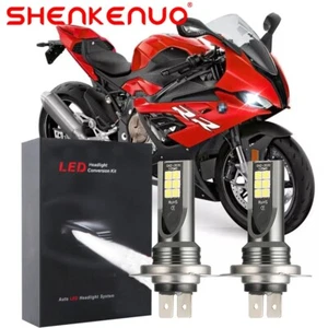 For BMW S1000RR LED Bulbs 2009-2016 2017 2018 2019 2020 Headlight Super Bright - Picture 1 of 11