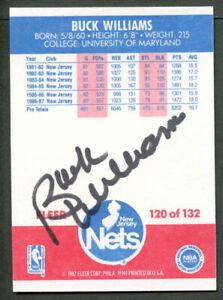 Buck Williams #120 signed autograph auto 1987-88 Fleer Basketball Trading Card