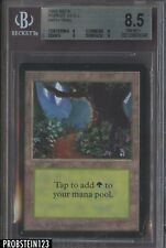1993 Magic The Gathering MTG Beta Forest V3 C L With Trail BGS 8.5