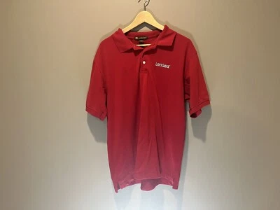 Camisa polo de trabajo roja Harriton para hombre talla grande Lions Choice Employee Foto 1 de 4