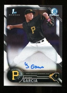 Yeudy Garcia 2016 Bowman Chrome #BCAP-YG Auto RC Auto Pirates Mint 31877 - Picture 1 of 1