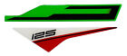 Osłona łańcucha Zestaw graficzny Naklejki Zielona Biała kompatybilna z Kawasaki Ninja 125
