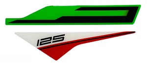 Protector Cadena Gráfico Kit Pegatina Verde Blanco Compatible para Kawasaki Ninja 125 - Imagen 1 de 7