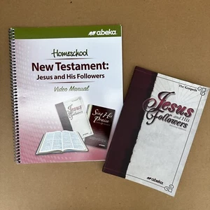 Abeka Jesus and His Followers Textbook Video Manual Homeschool Bible - Picture 1 of 2