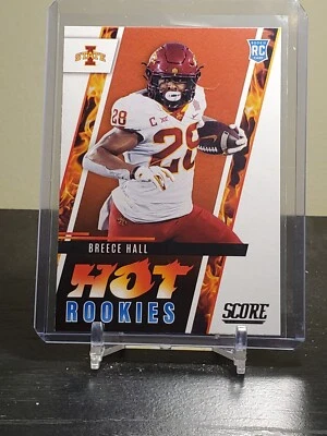 2022 Score - BREECE HALL - Hot Rookies - Jets RC #HR5 - Image 1 of 2
