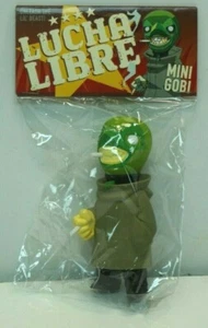 2007 MUTTPOP 4” MINI GOBI LUCHA LIBRE LUCHADORES URBAN VINYL ART FIGURE SEALED - Picture 1 of 2