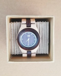 WeWOOD Wooden Wrist Watch - Odyssey Beige/Brown NIB - Picture 1 of 10