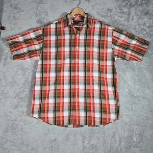 Sean John Herren Hemd 2XL Mehrfarbig Schottenkaro Knopfleiste Kurzarm Gorpcore - Bild 1 von 7