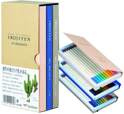 Tombow Coloring 90 Pencil Irojiten Vol. 2 30 colors CI-RTB JAPAN Art Pencils - Image 1 of 4