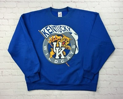 Vintage 90s University Of Kentucky, Kentucky Wildcats Sweater Crewneck Sz 2XL - Image 1 of 4