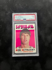 1971 Topps #183 Bob Netolicky Pacers RC Drake University PSA 7 - Casi nuevo - Imagen 1 de 2