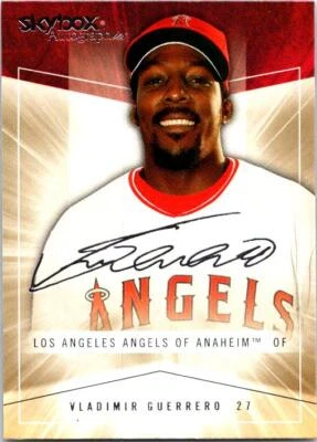 2005 SkyBox Autographics Vladimir Guerrero #1 Los Angeles Angels - Image 1 of 2