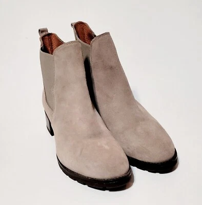 Eric Michael Trento Botines Chelsea Tobillo Gamuza Taupe Wms 40EU 9.5-10US Foto 1 de 4