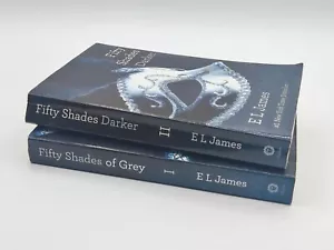 Fifty Shades Of Grey Trilogy Paperback Books 1 & 2 Lot - Picture 1 of 5