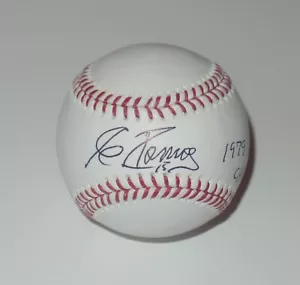 ENRIQUE ROMO AUTO'D SIGNIERTER MAJOR LEAGUE BASEBALL MLB BAS COA PIRATEN 1979 WS B - Bild 1 von 3