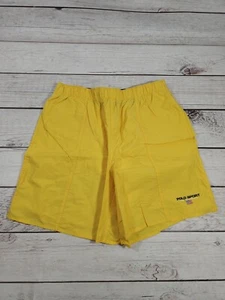 Ralph Lauren Polo Sport Swim Trunks Size L Yellow Logo Bathing Suite Large I2 - Picture 1 of 9