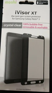 Moshi iVisor XT Screen Protector FOR Samsung Galaxy Note 3 - Black New - Picture 1 of 2