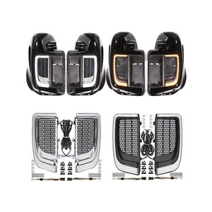 Motorcycle LED Fairing Lower Grill Light Harley Touring Street Electra Glide CVO - Picture 1 of 5