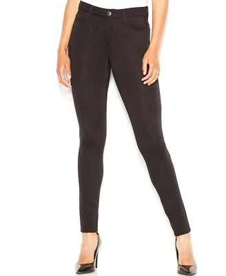 Pantalones ajustados elásticos negros Rachel Roy Ponte para mujer, talla 24 Foto 1 de 2