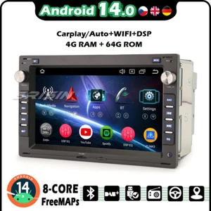 7"Android 14 Autoradio Navi VW Bora Passat B5 Polo Golf 4 T5 Seat Carplay Canbus - Bild 1 von 17