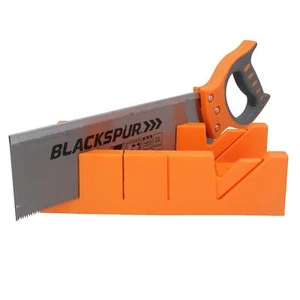 Tenon Saw With Plastic Mitre Block For Wood 45 + 90 Degree Angles Mitre Cutter - Picture 1 of 6