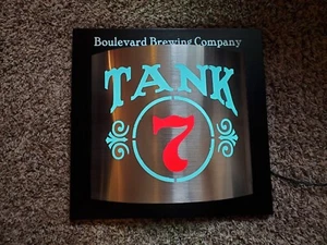 RARE BOULEVARD BEER BREWING CO TANK 7 LED HOME BAR LIGHT PUB TAVERN CLUB SIGN - Picture 1 of 15