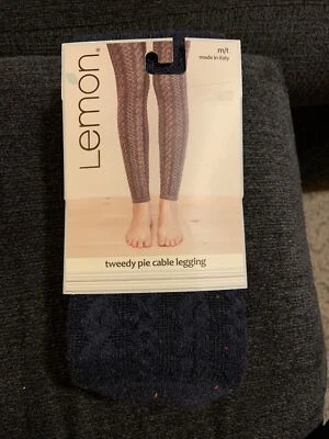 lemon ladies Tweedy Pie Cable Legging size M/T - Image 1 of 4