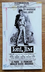 LORD JIM peter o'toole maquette original ARTWORK affiche cinema '65 - Picture 1 of 1