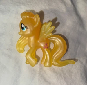 G4 Fluttershy Pearlized/Clear Yellow Mini Pony Figure Hasbro MLP - Picture 1 of 6