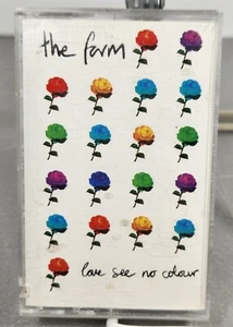 The Farm Love See No Colour Cassette Tape Electronic Rock SynthPop 1992 Sire - Imagen 1 de 5